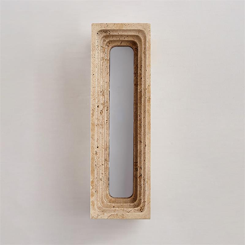 Siliq Applique Murale Travertin Beige Minimaliste Moderne - Neutralighting