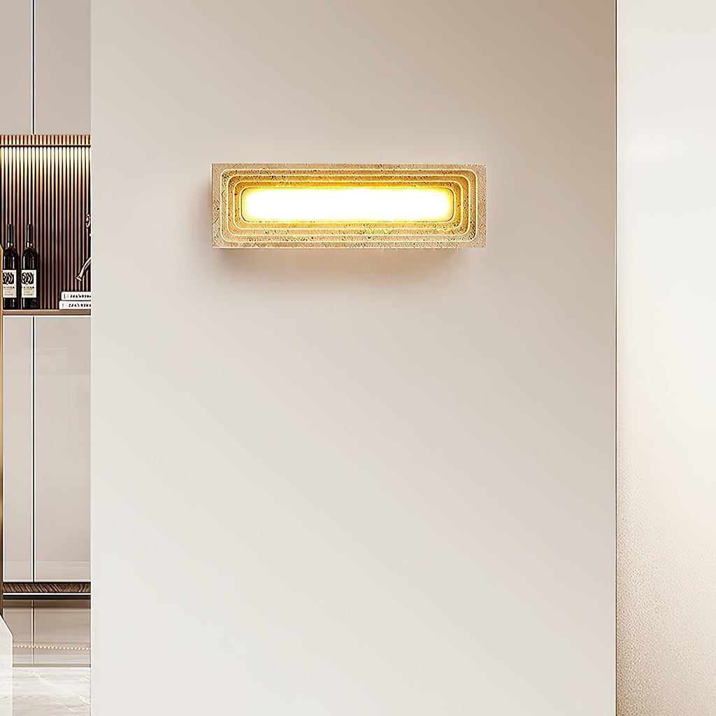 Siliq Applique Murale Travertin Beige Minimaliste Moderne - Neutralighting