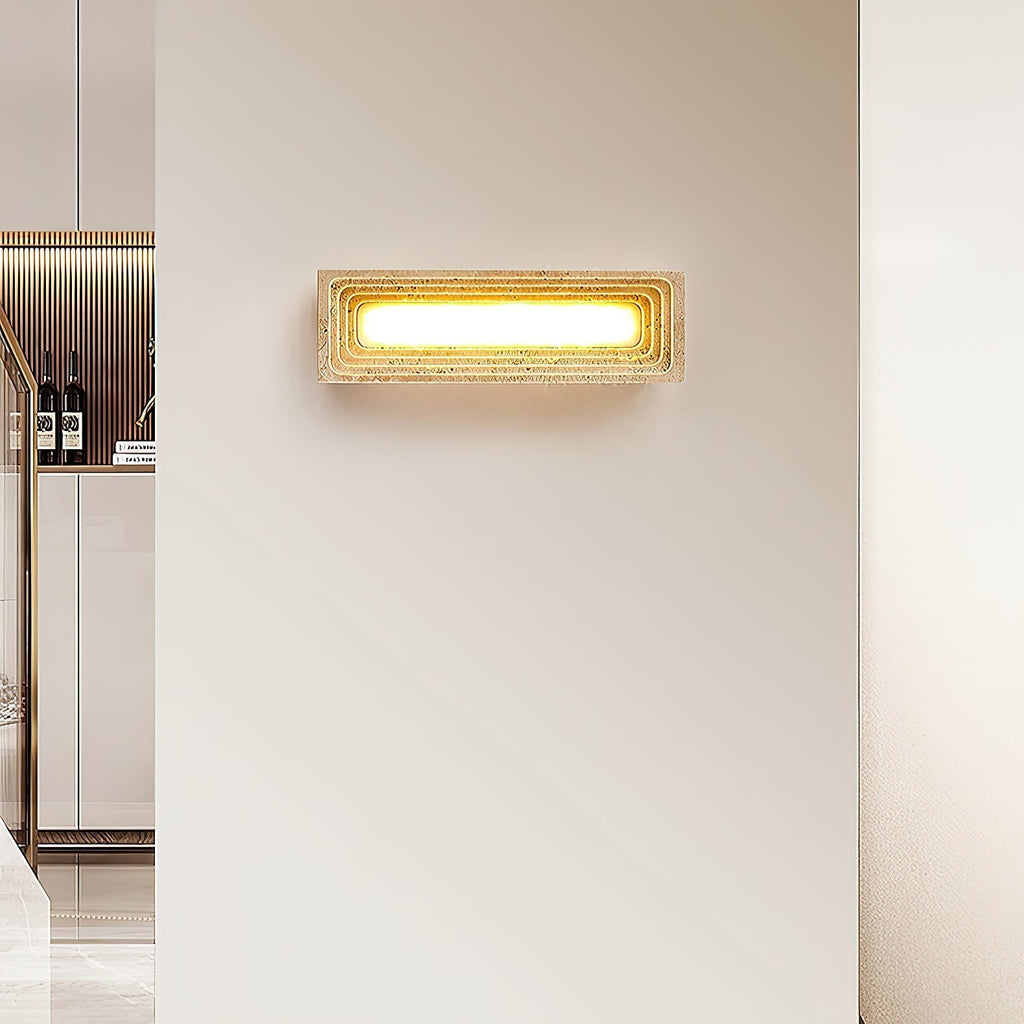 Siliq Applique Murale Travertin Beige Minimaliste Moderne - Neutralighting