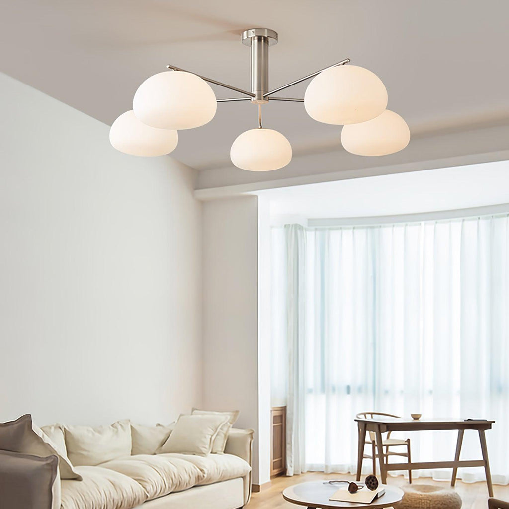 Lunara Luxe Glass Chandelier - Neutralighting