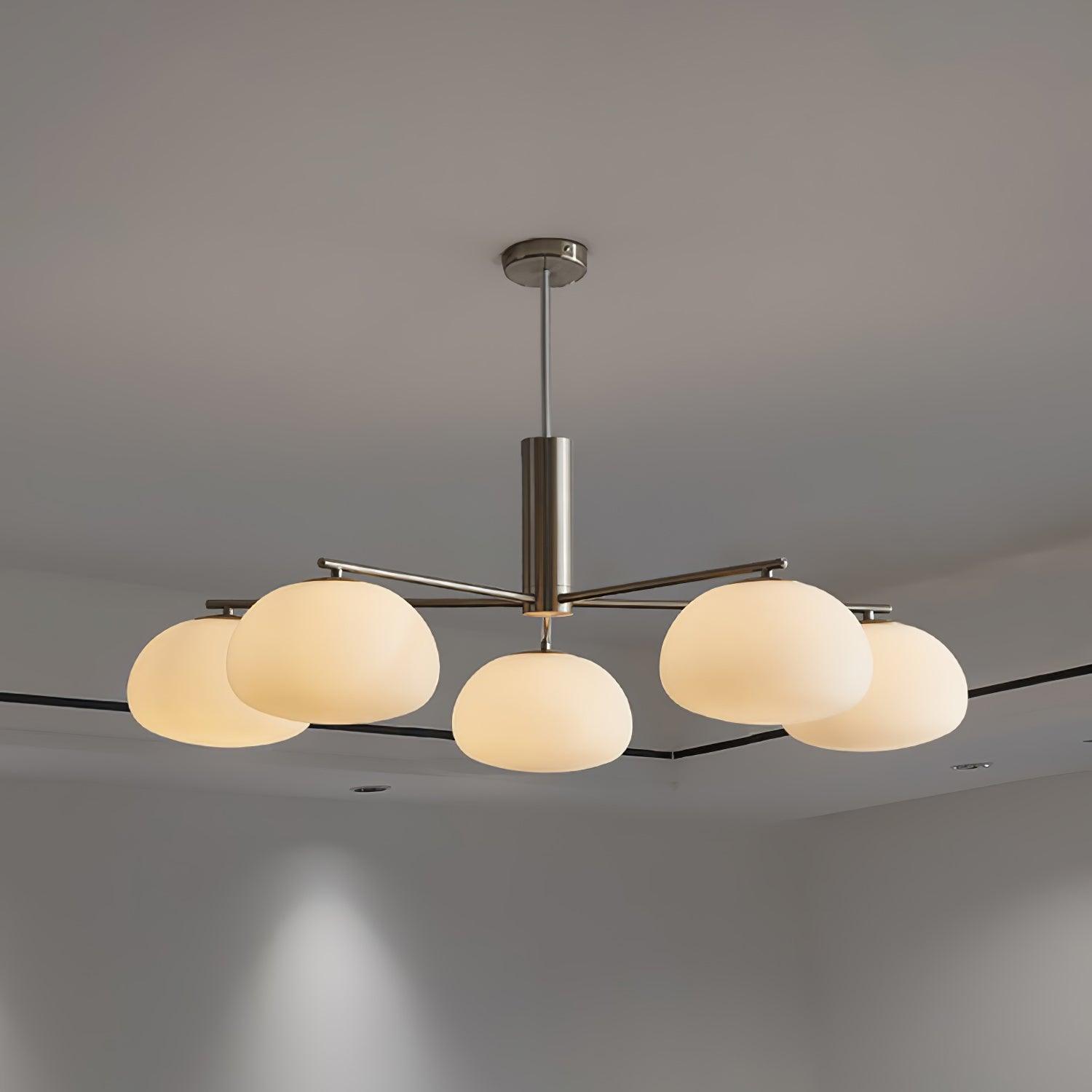 Lunara Luxe Glass Chandelier - Neutralighting