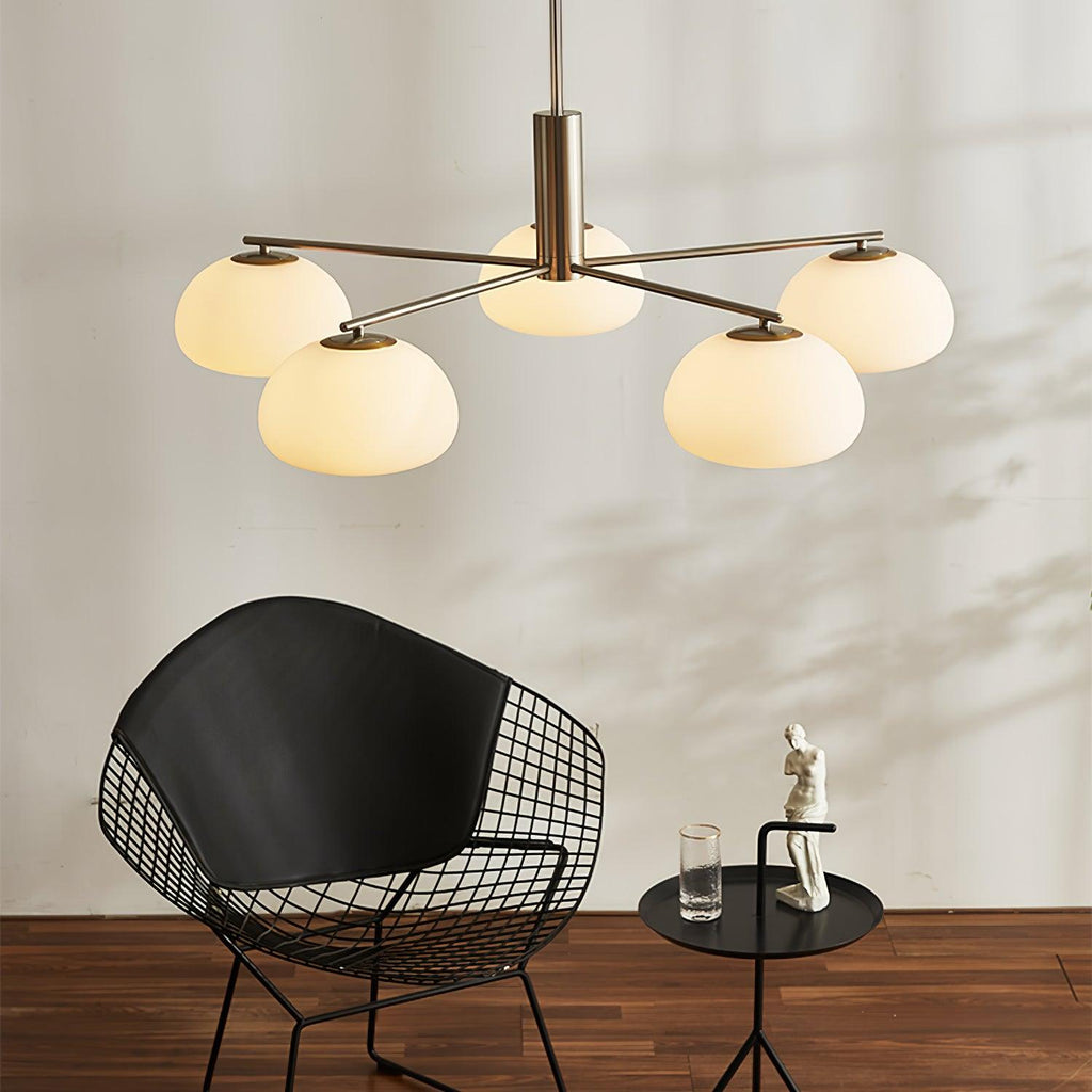 Lunara Luxe Glass Chandelier - Neutralighting