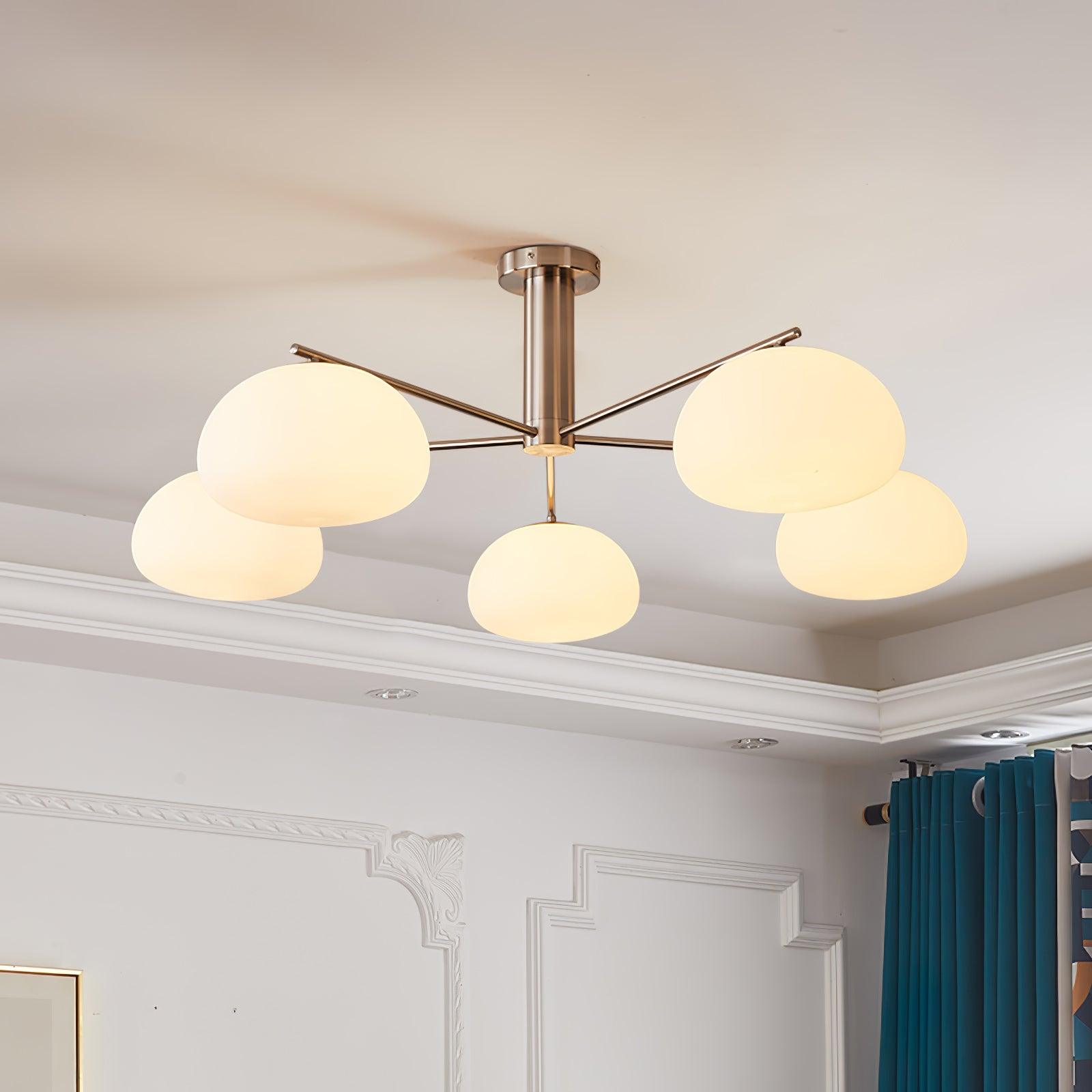 Lunara Luxe Glass Chandelier - Neutralighting