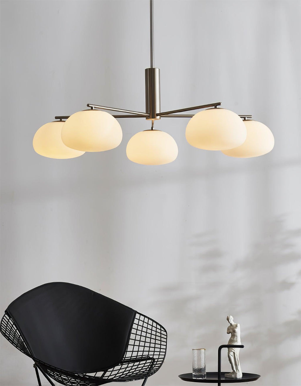 Lunara Luxe Glass Chandelier - Neutralighting