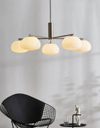 Lunara Luxe Glass Chandelier - Neutralighting