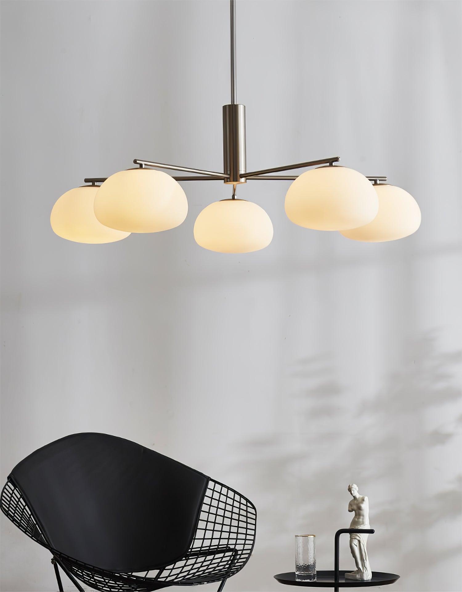 Lunara Luxe Glass Chandelier - Neutralighting