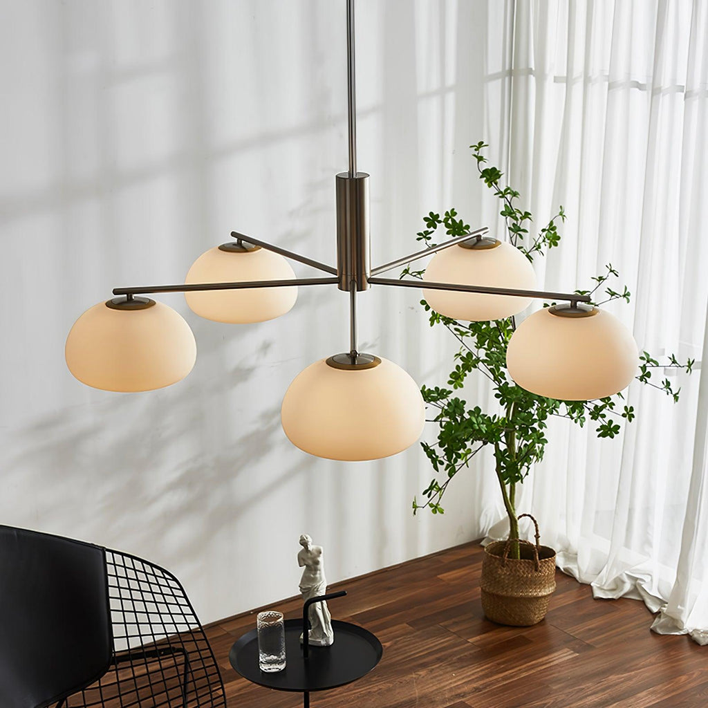 Lunara Luxe Glass Chandelier - Neutralighting