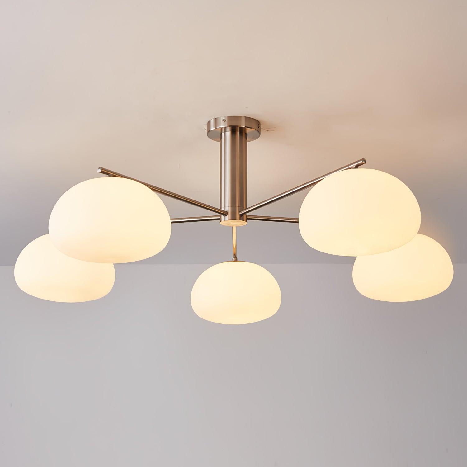 Lunara Luxe Glass Chandelier - Neutralighting