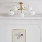 Lunara Luxe Glass Chandelier - Neutralighting