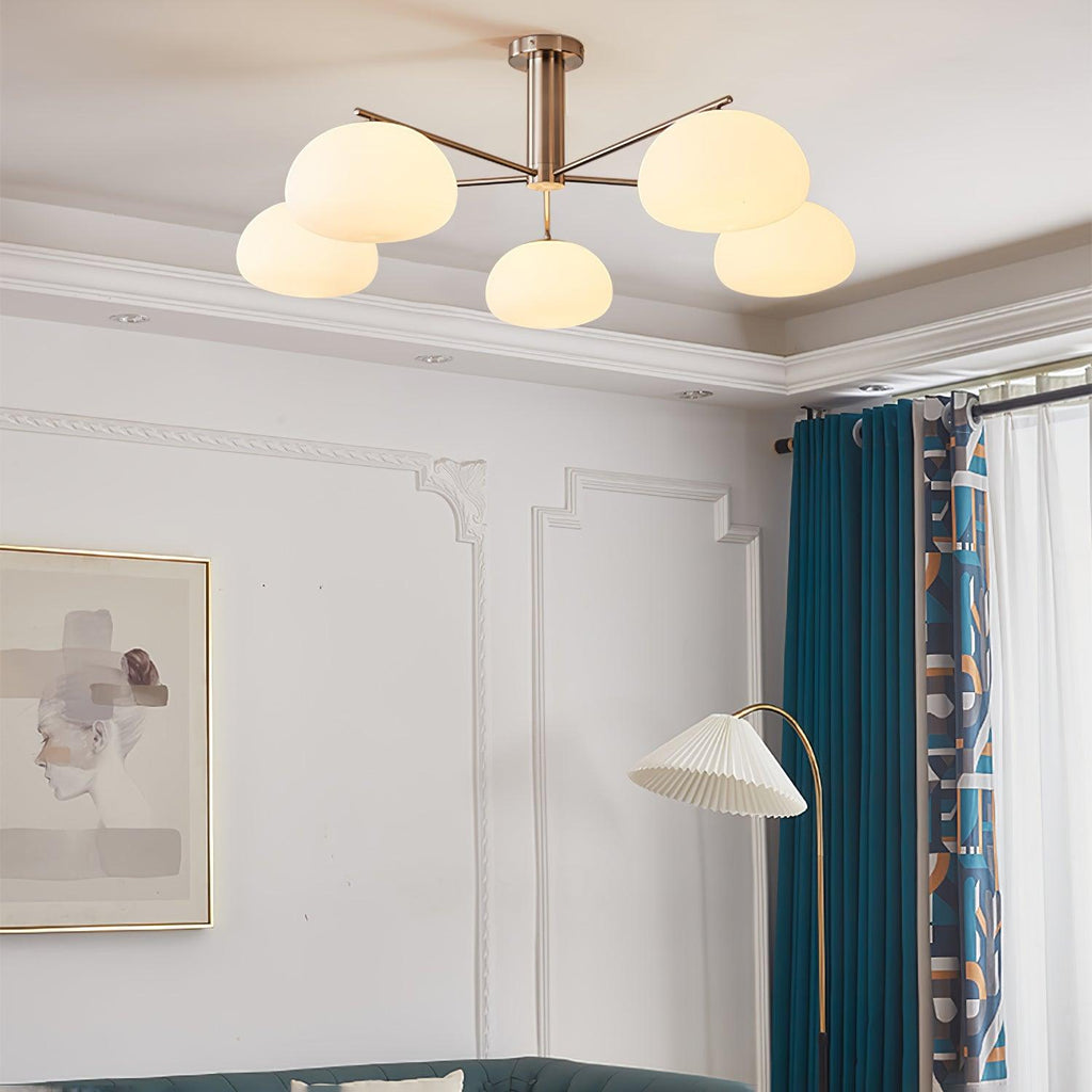 Lunara Luxe Glass Chandelier - Neutralighting