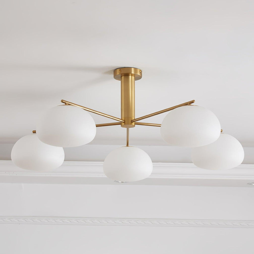 Lunara Luxe Glass Chandelier - Neutralighting