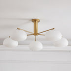 Lunara Luxe Glass Chandelier - Neutralighting