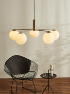 Lunara Luxe Glass Chandelier - Neutralighting