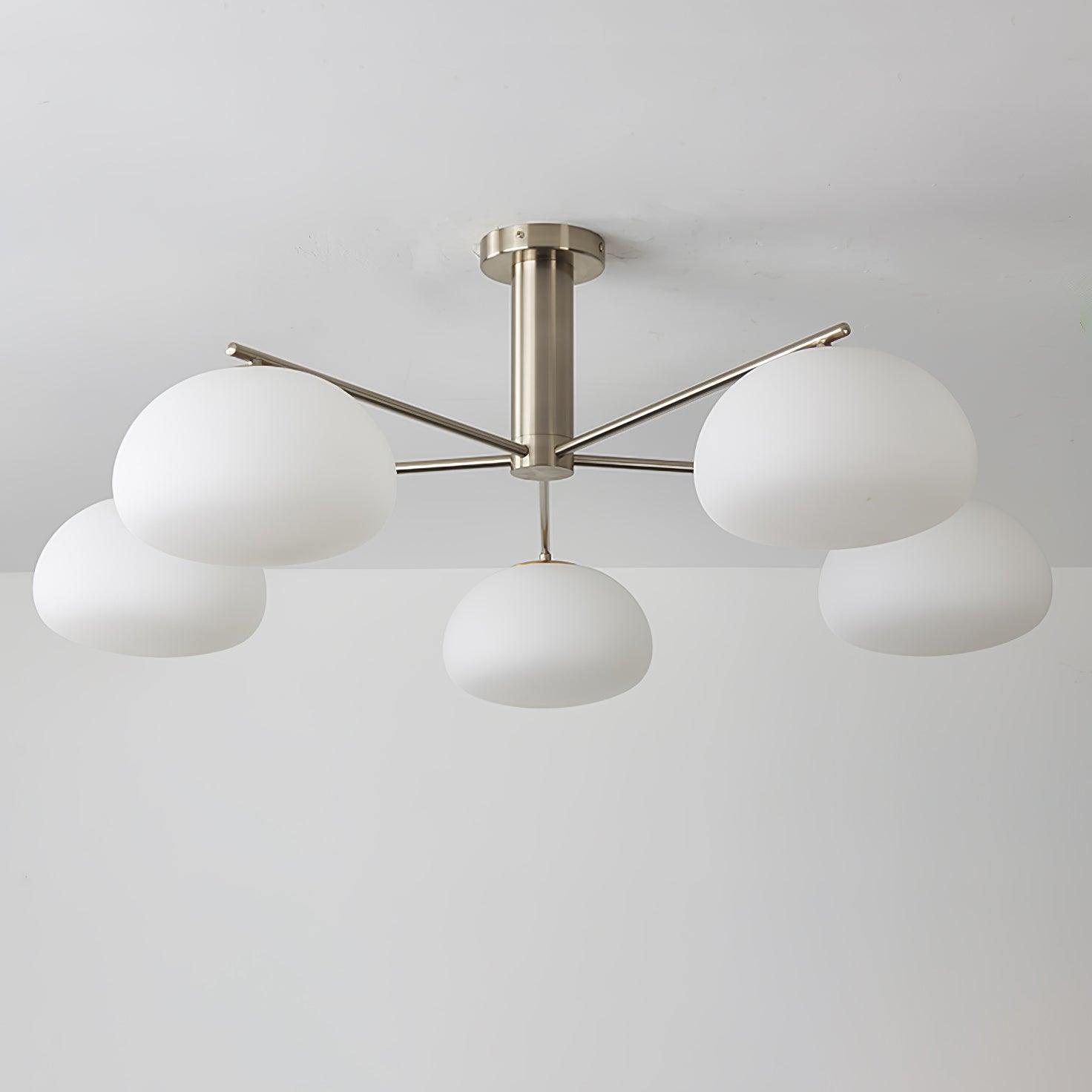 Lunara Luxe Glass Chandelier - Neutralighting