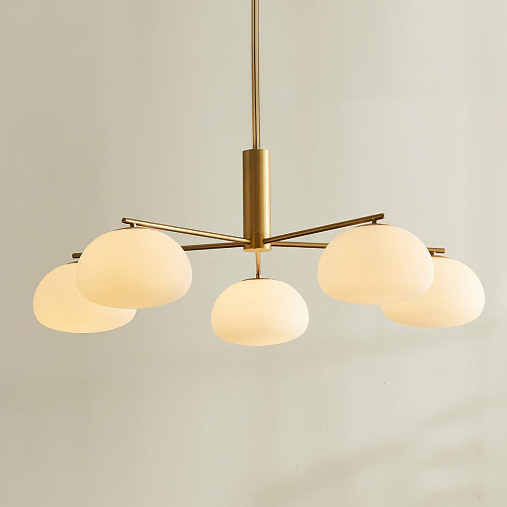 Lunara Luxe Glass Chandelier - Neutralighting