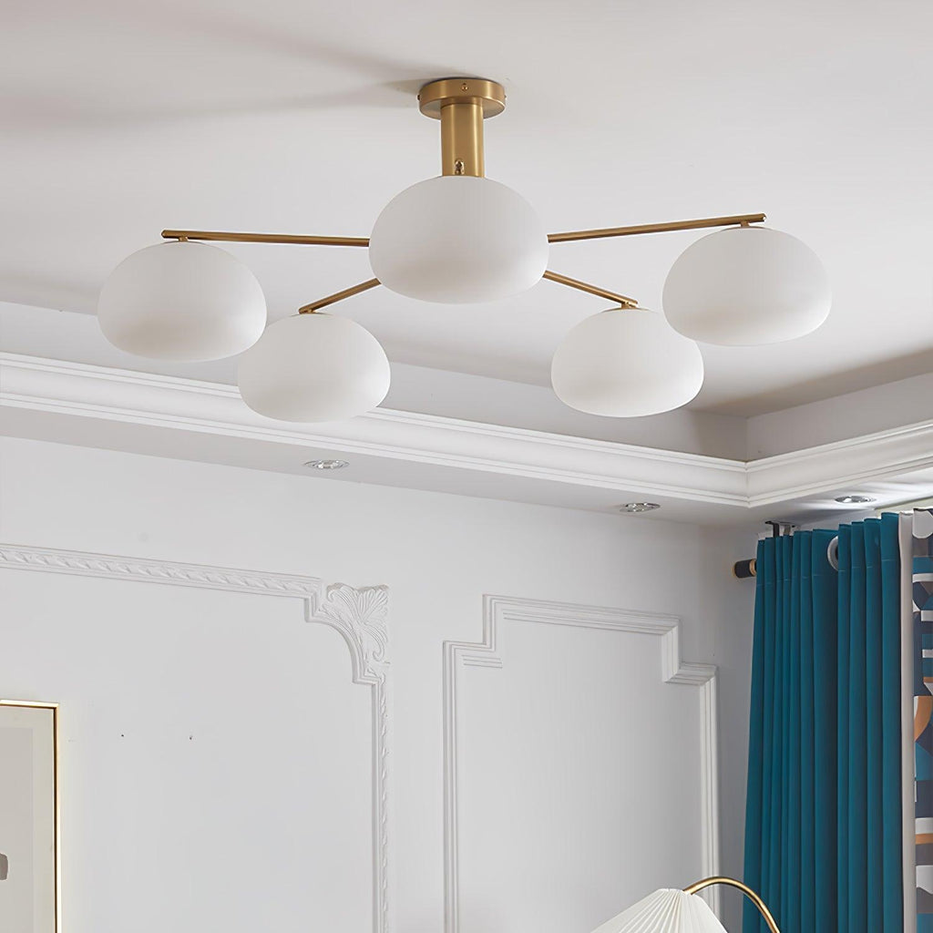 Lunara Luxe Glass Chandelier - Neutralighting