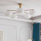 Lunara Luxe Glass Chandelier - Neutralighting