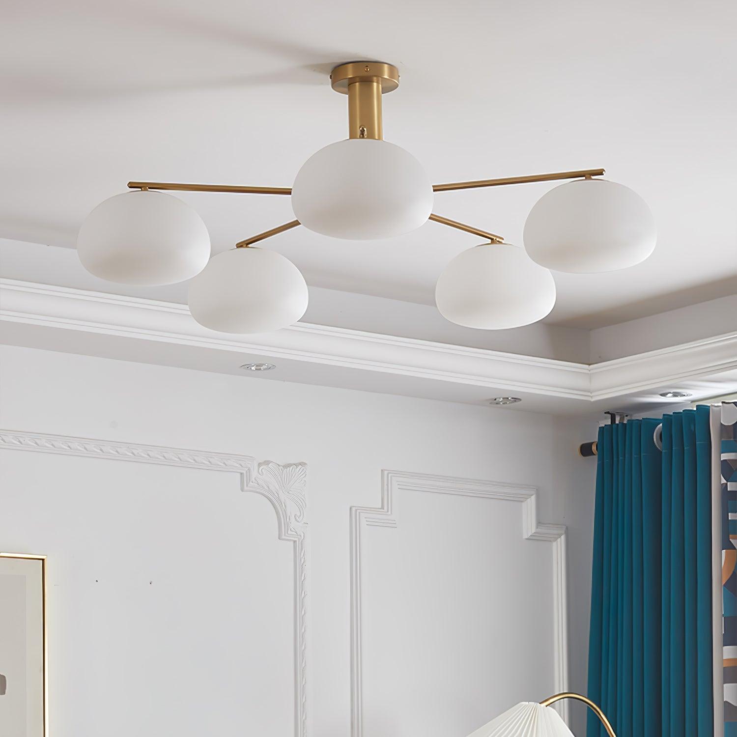 Lunara Luxe Glass Chandelier - Neutralighting