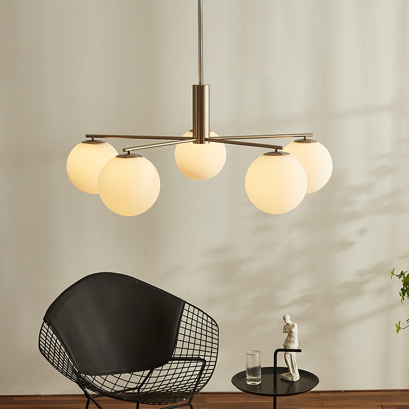Lunara Luxe Glass Chandelier - Neutralighting