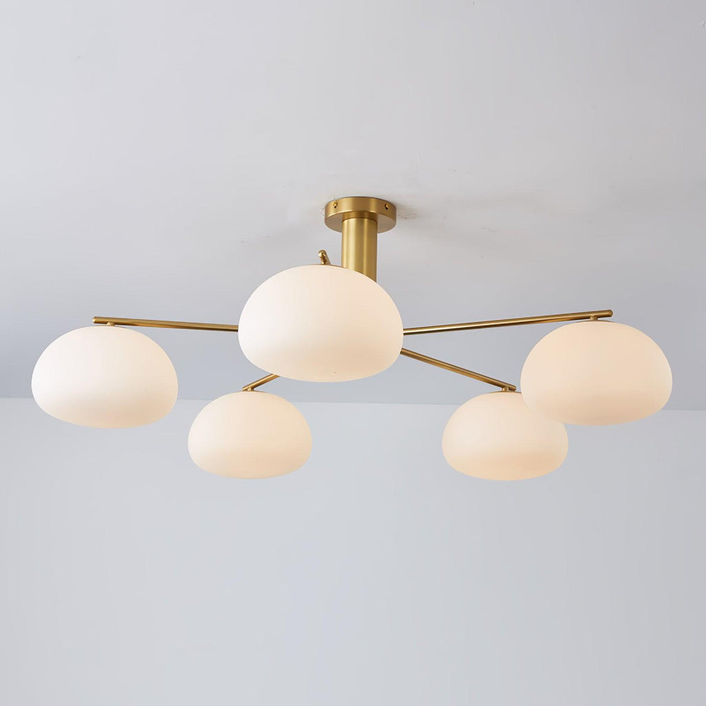 Lunara Luxe Glass Chandelier - Neutralighting