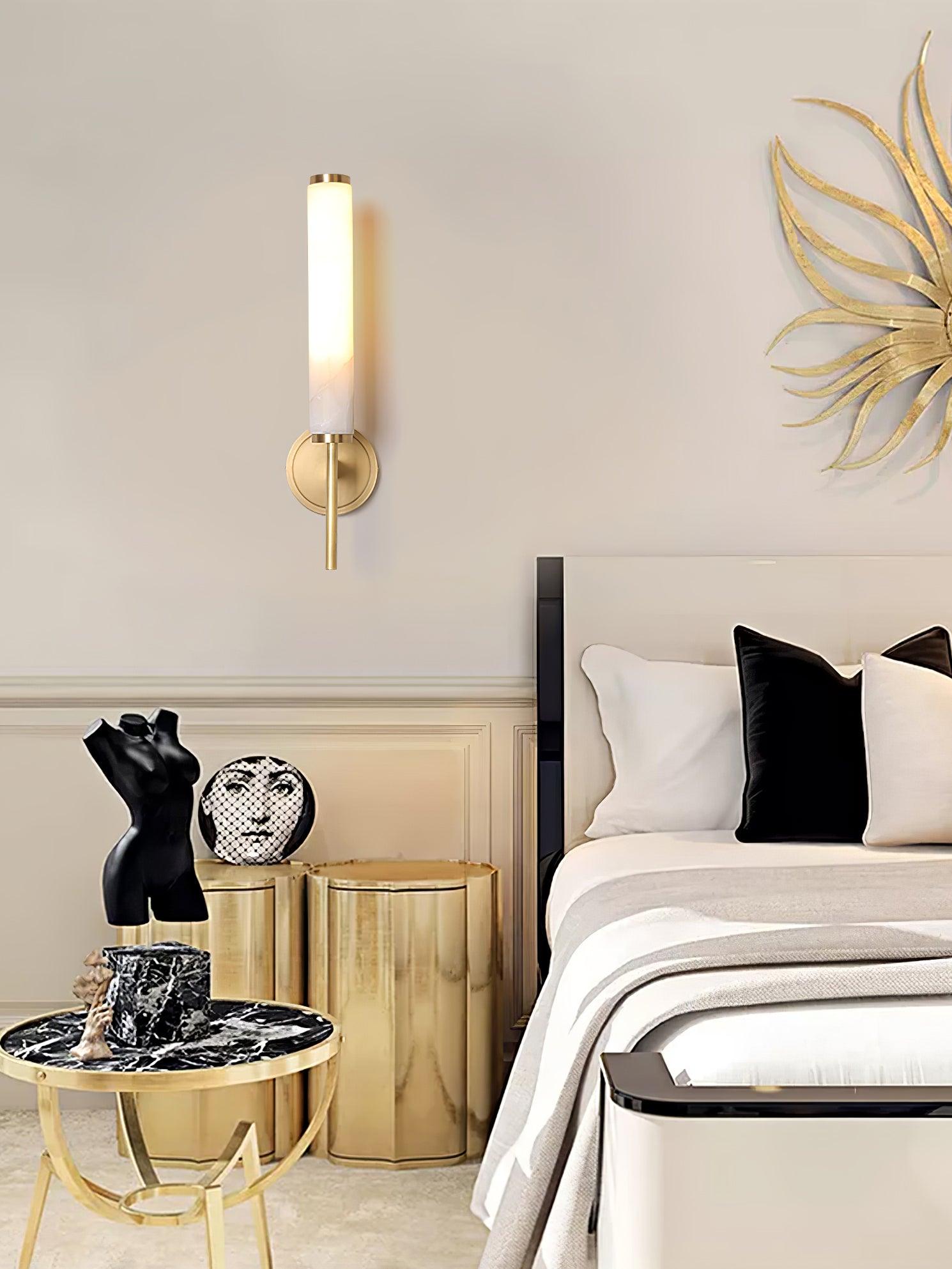 Olrinyra Applique Murale Cylindre en Albâtre - Neutralighting