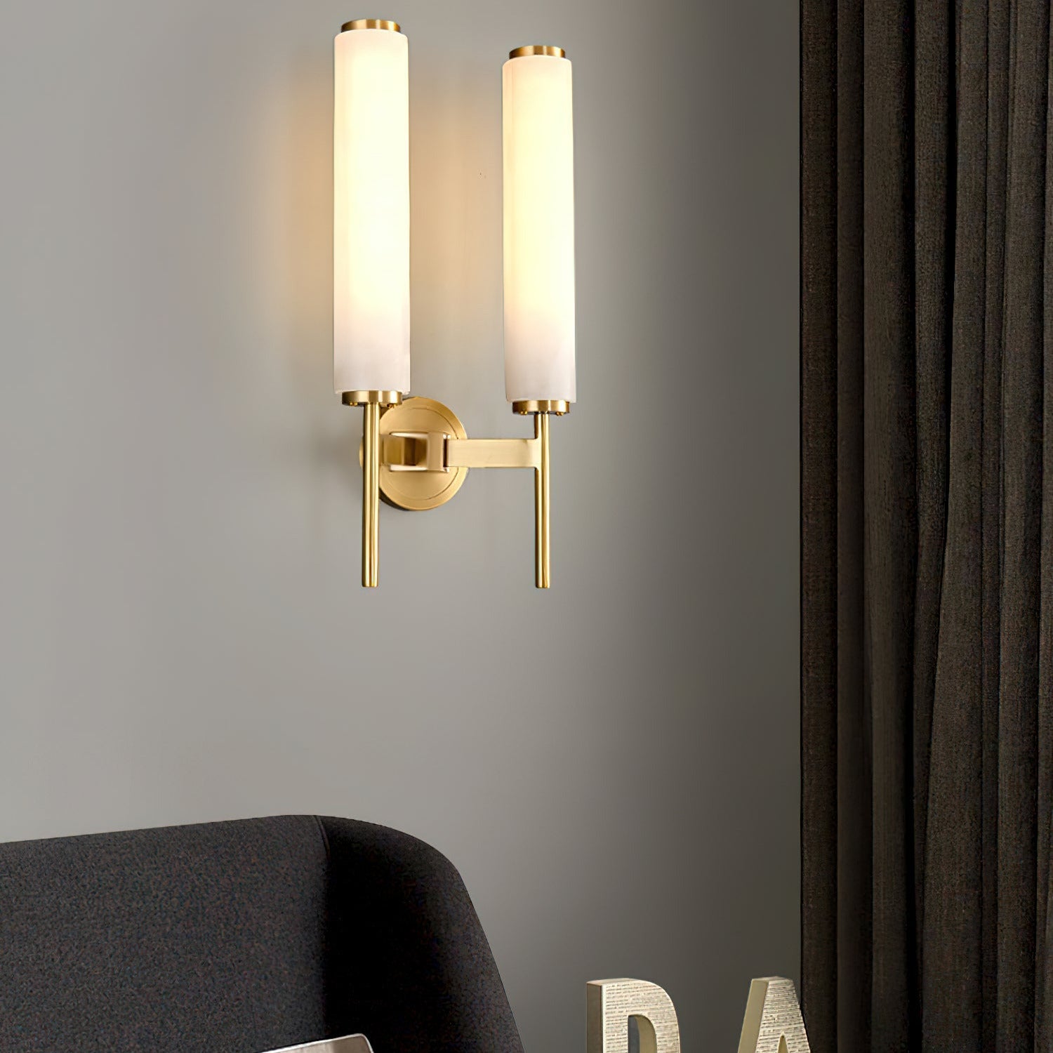 Jern Applique Murale en Albâtre Style Art Déco - Neutralighting