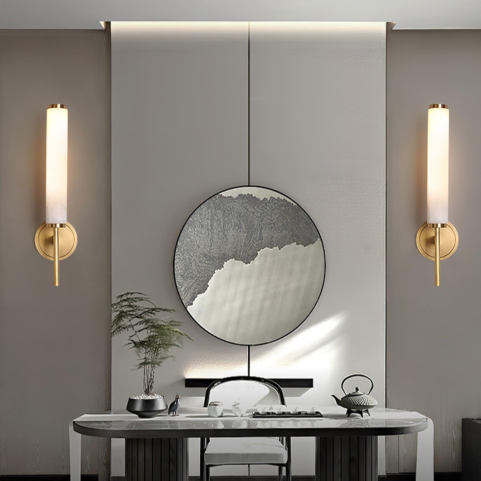 Jern Applique Murale en Albâtre Style Art Déco - Neutralighting
