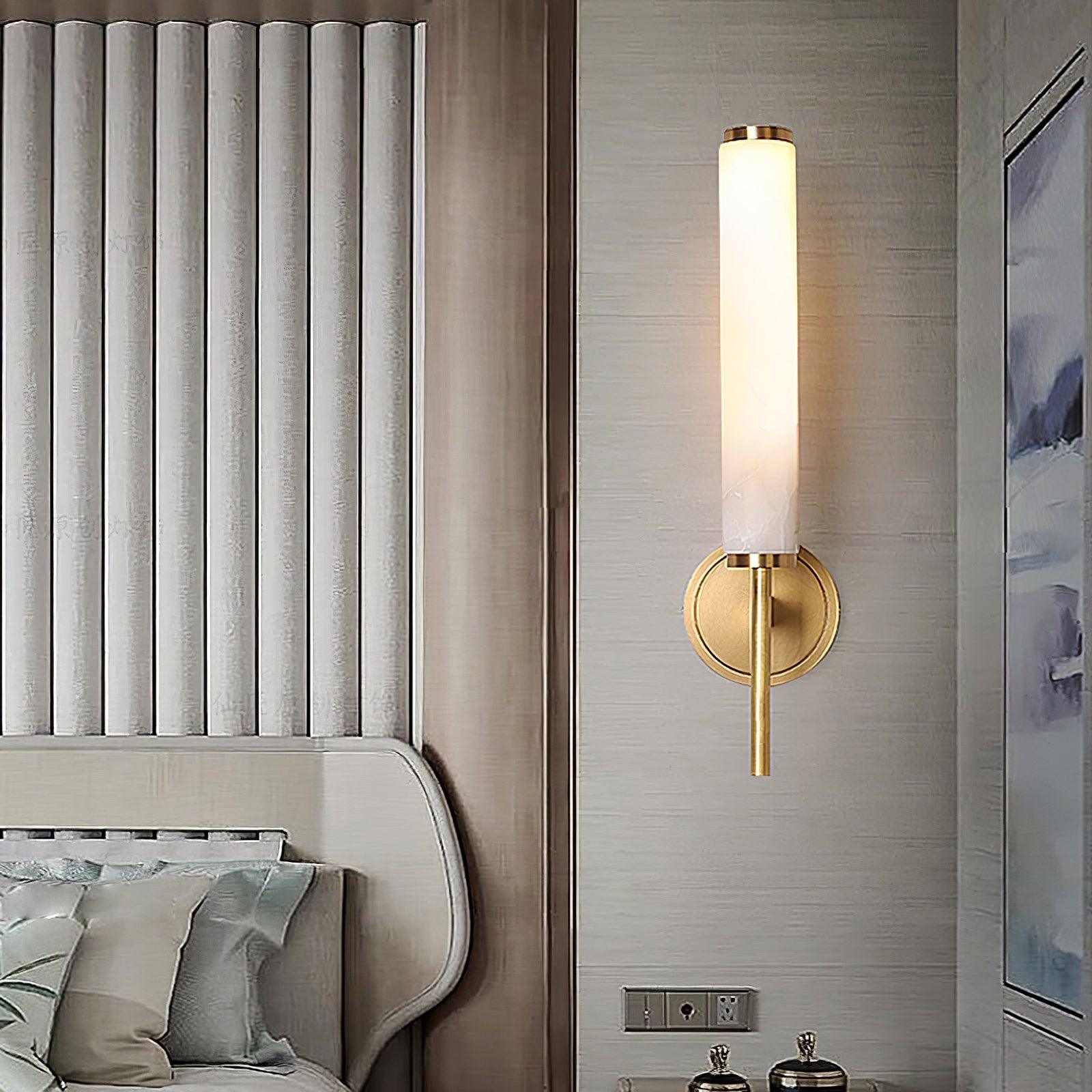Olrinyra Applique Murale Cylindre en Albâtre - Neutralighting