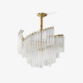 Ilsoris Lustre Postmoderne de Luxe en Cristal Brinicle - Neutralighting
