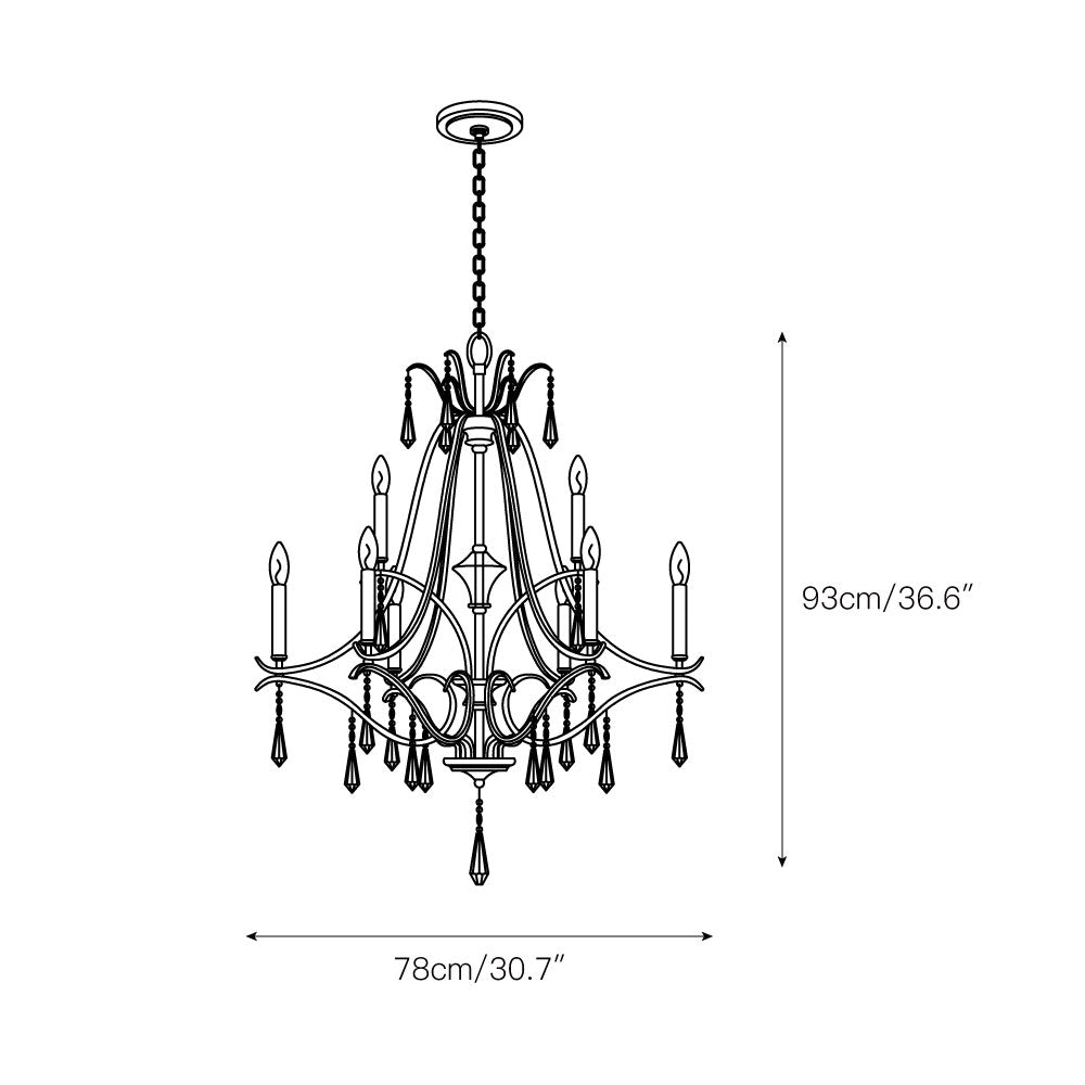 Lyra Lustre Cristal Cuivre Luxe Postmoderne - Neutralighting