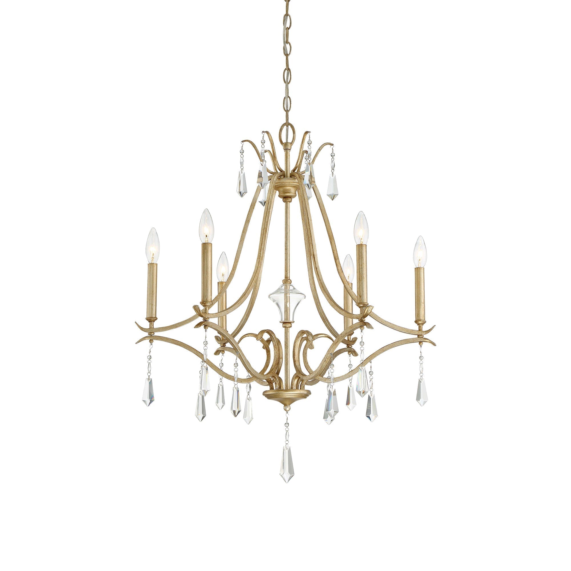 Lyra Lustre Cristal Cuivre Luxe Postmoderne - Neutralighting