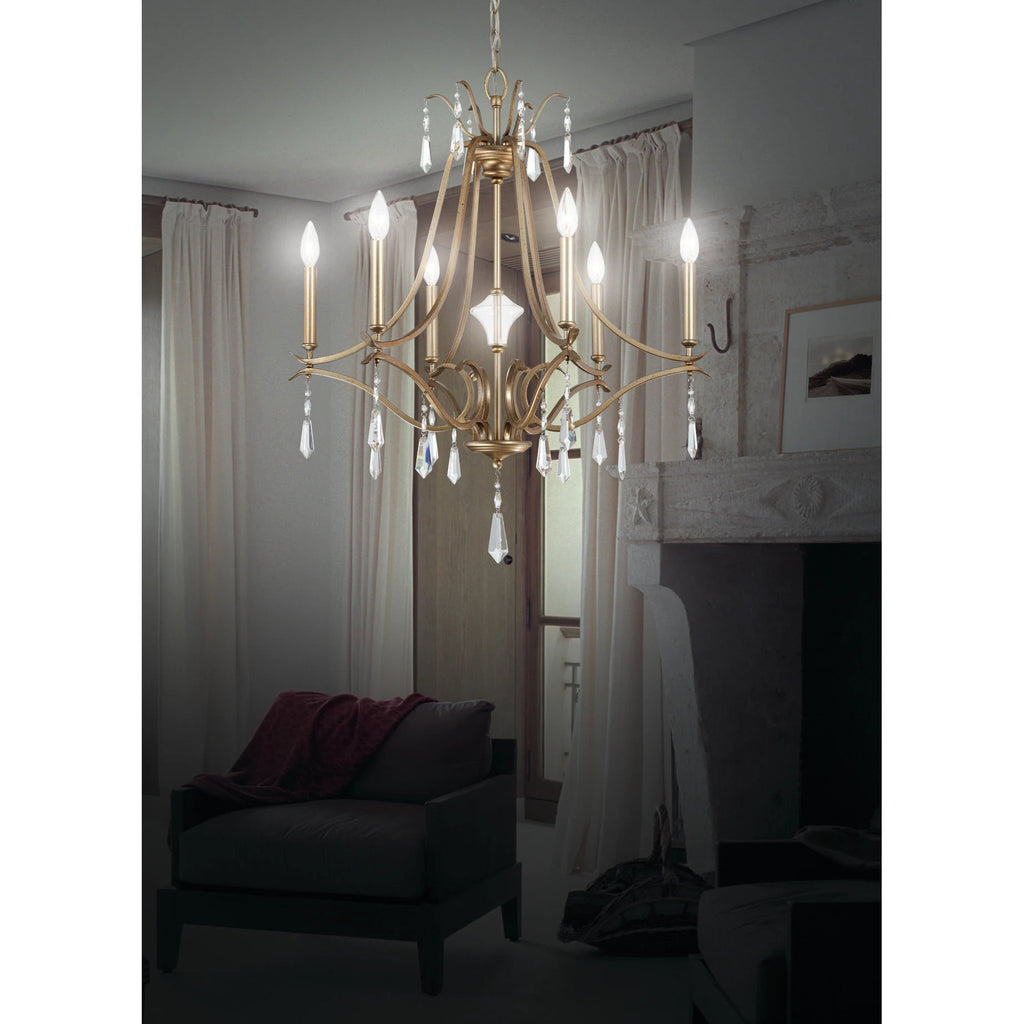 Lyra Lustre Cristal Cuivre Luxe Postmoderne - Neutralighting