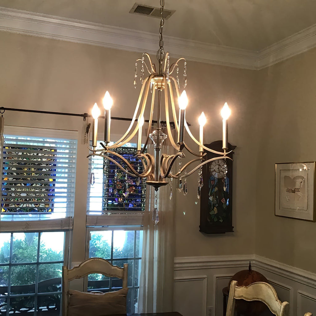 Lyra Lustre Cristal Cuivre Luxe Postmoderne - Neutralighting