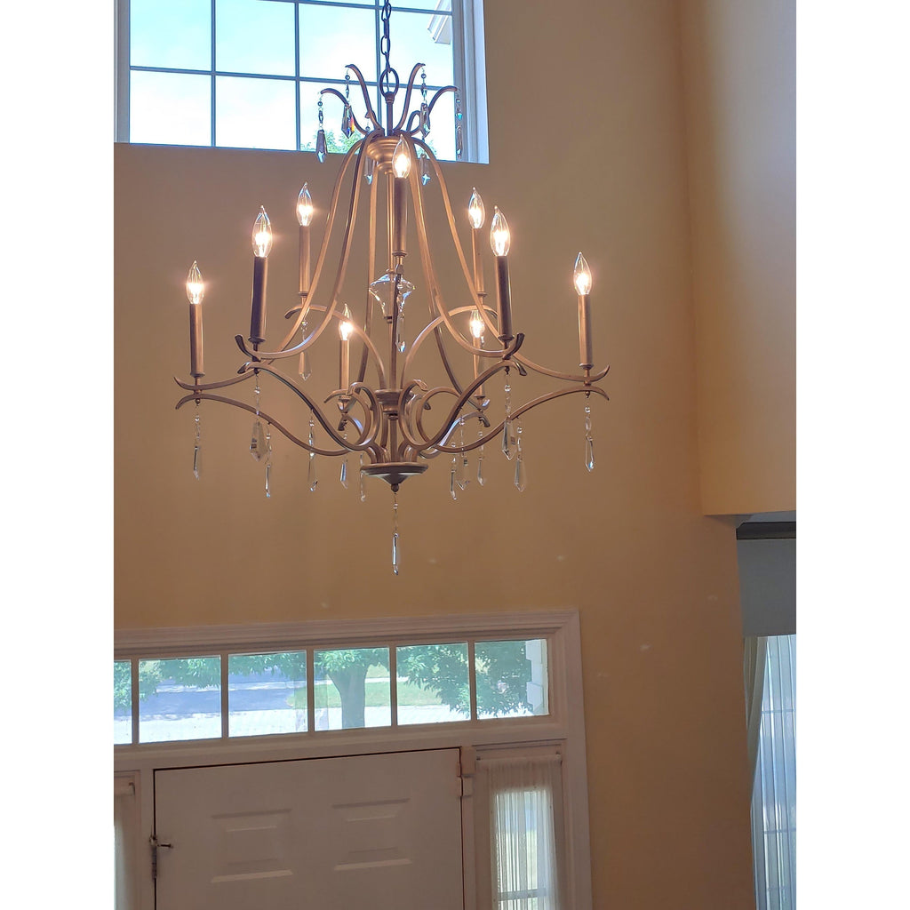 Lyra Lustre Cristal Cuivre Luxe Postmoderne - Neutralighting