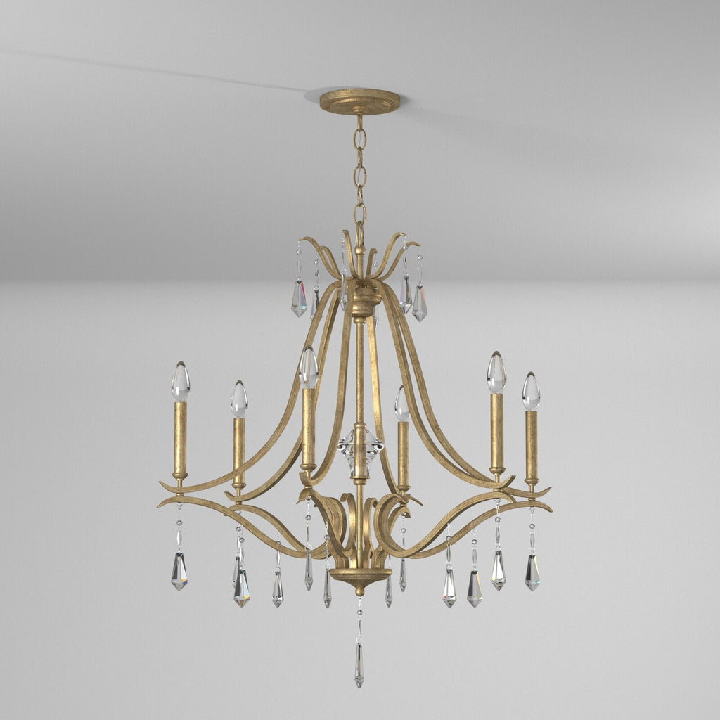 Lyra Lustre Cristal Cuivre Luxe Postmoderne - Neutralighting