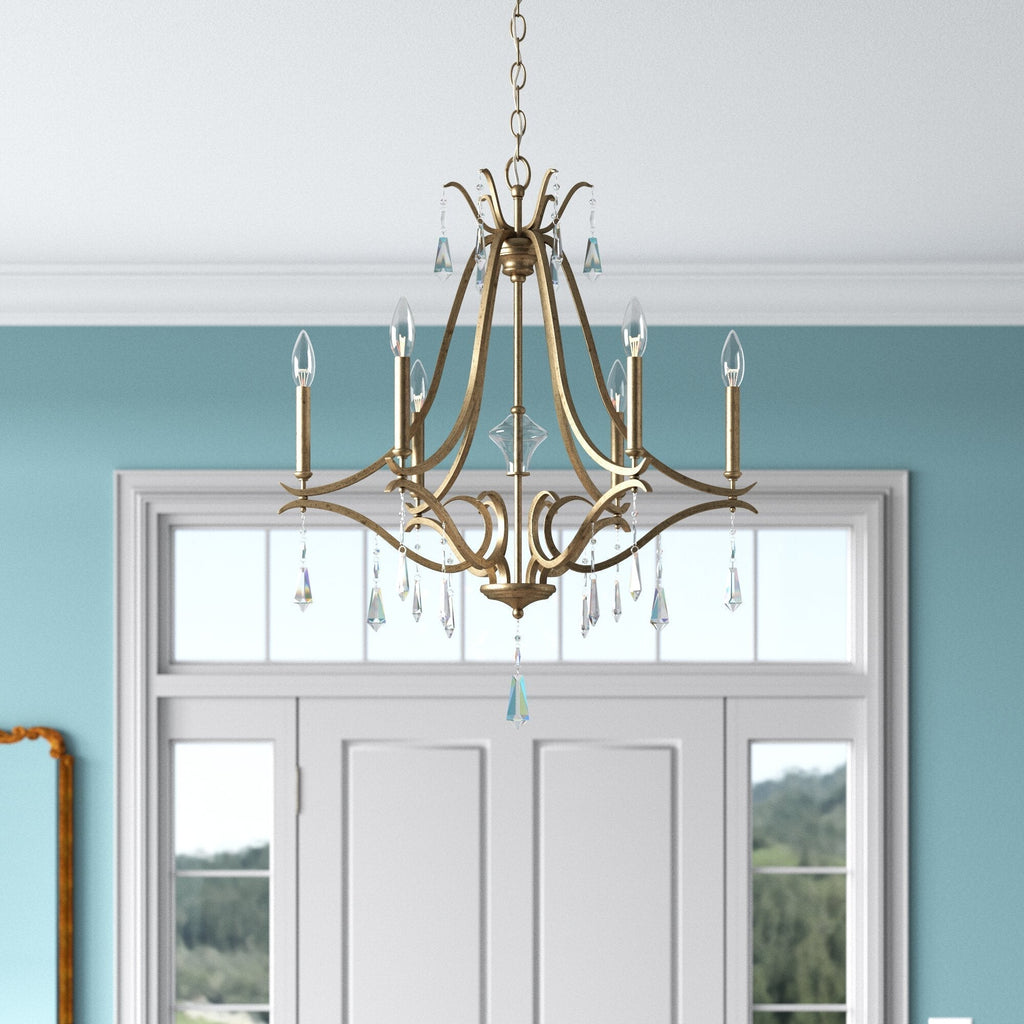 Lyra Lustre Cristal Cuivre Luxe Postmoderne - Neutralighting