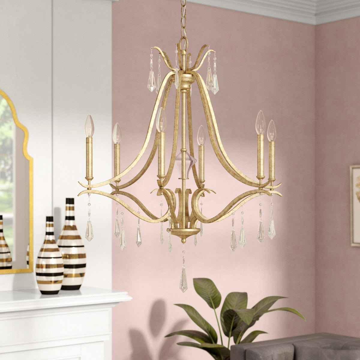 Lyra Lustre Cristal Cuivre Luxe Postmoderne - Neutralighting