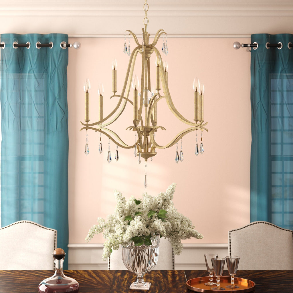 Lyra Lustre Cristal Cuivre Luxe Postmoderne - Neutralighting