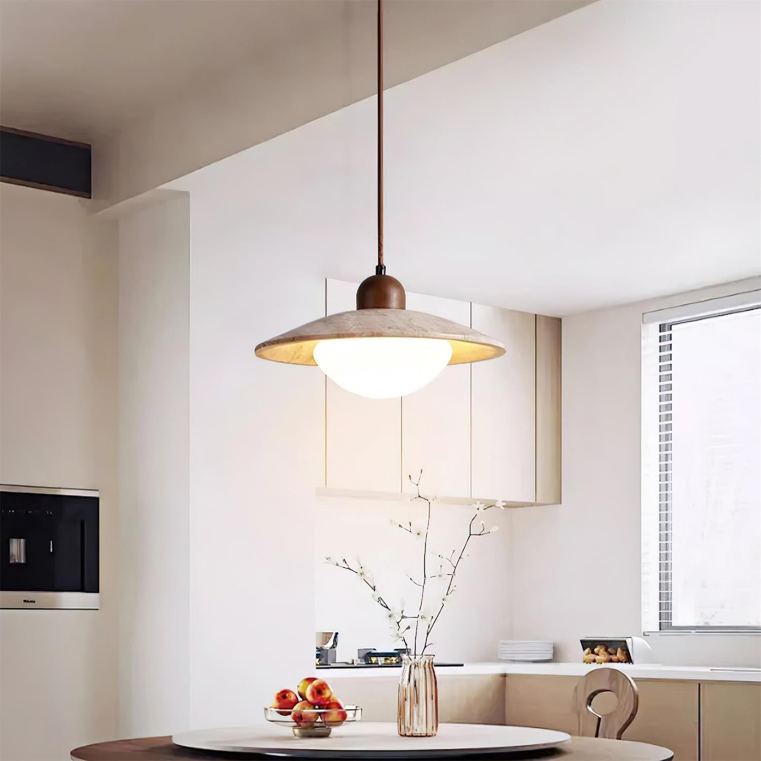 Ritta Lampe Pendante Minimaliste en Travertin - Neutralighting