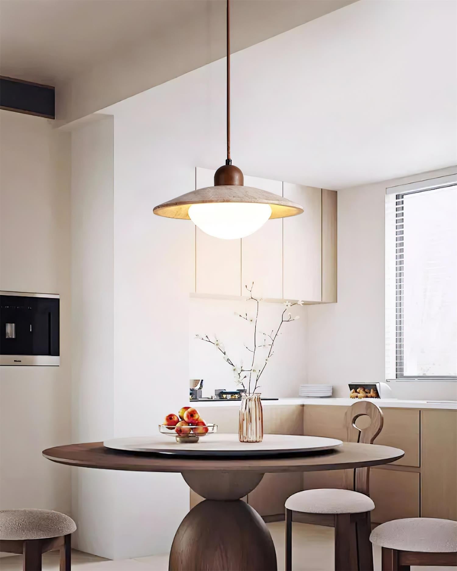 Ritta Lampe Pendante Minimaliste en Travertin - Neutralighting