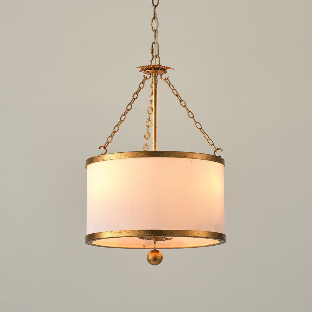 Helix Suspension Tambour Créativité Individuelle Tissu Métal - Neutralighting