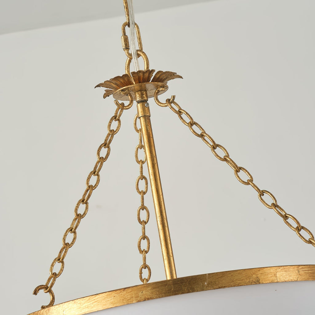 Helix Suspension Tambour Créativité Individuelle Tissu Métal - Neutralighting