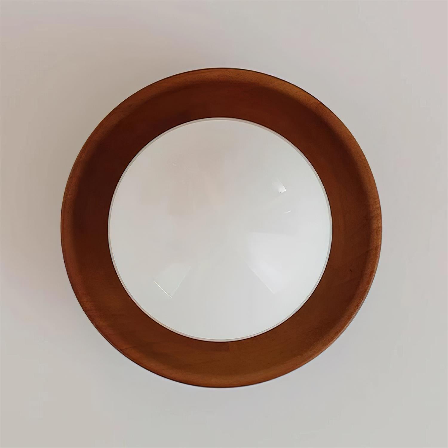 Dune Plafonnier Moderne en Verre Laiton Noyer - Neutralighting