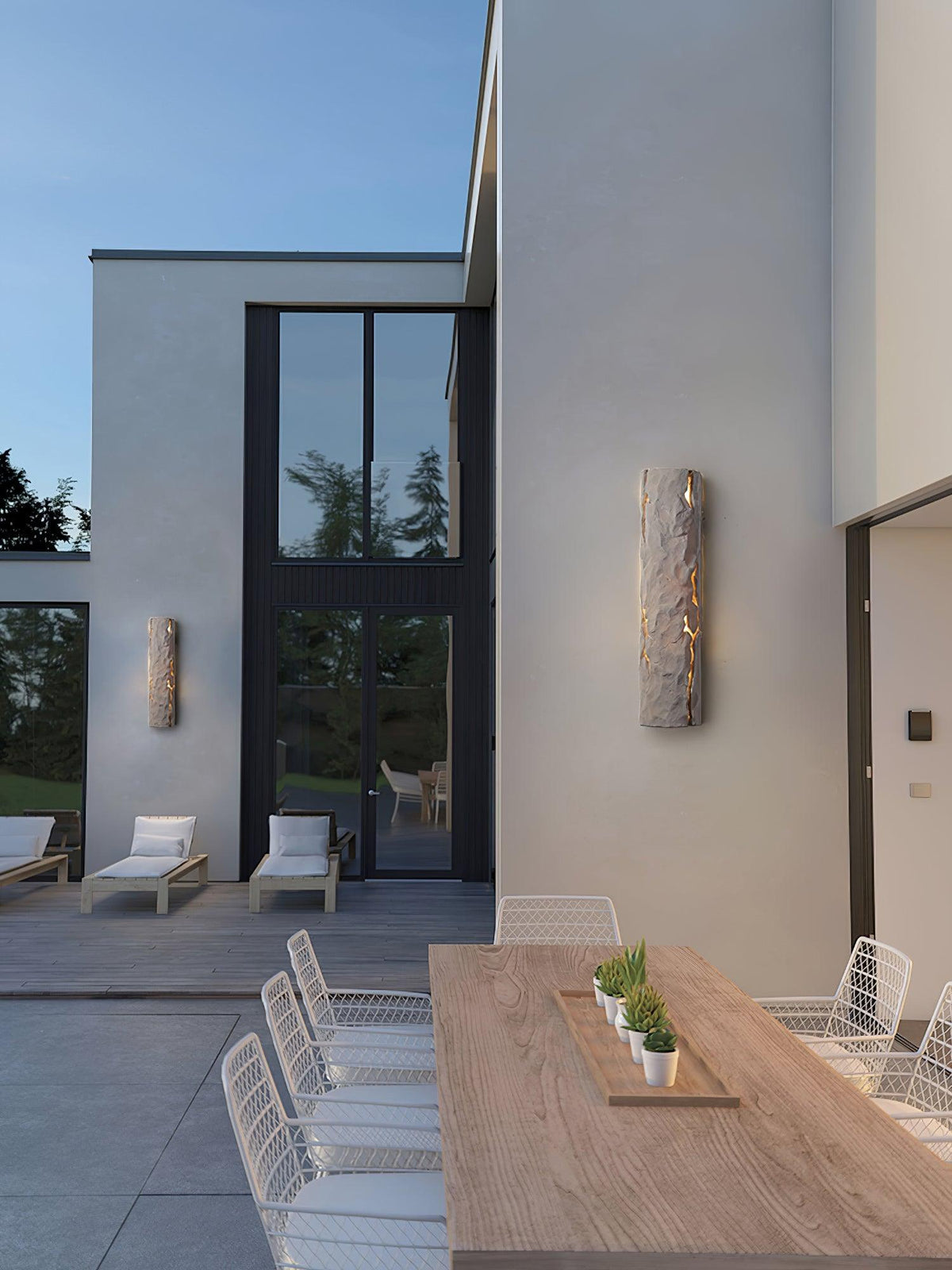 Lustra Lampe Murale Texture Écorce Rustique - Neutralighting