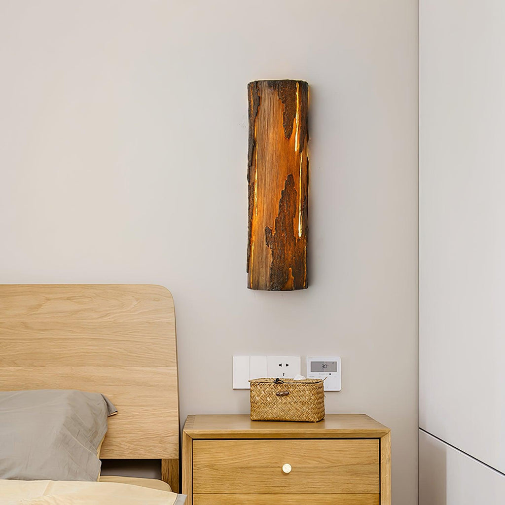 Lustra Lampe Murale Texture Écorce Rustique - Neutralighting