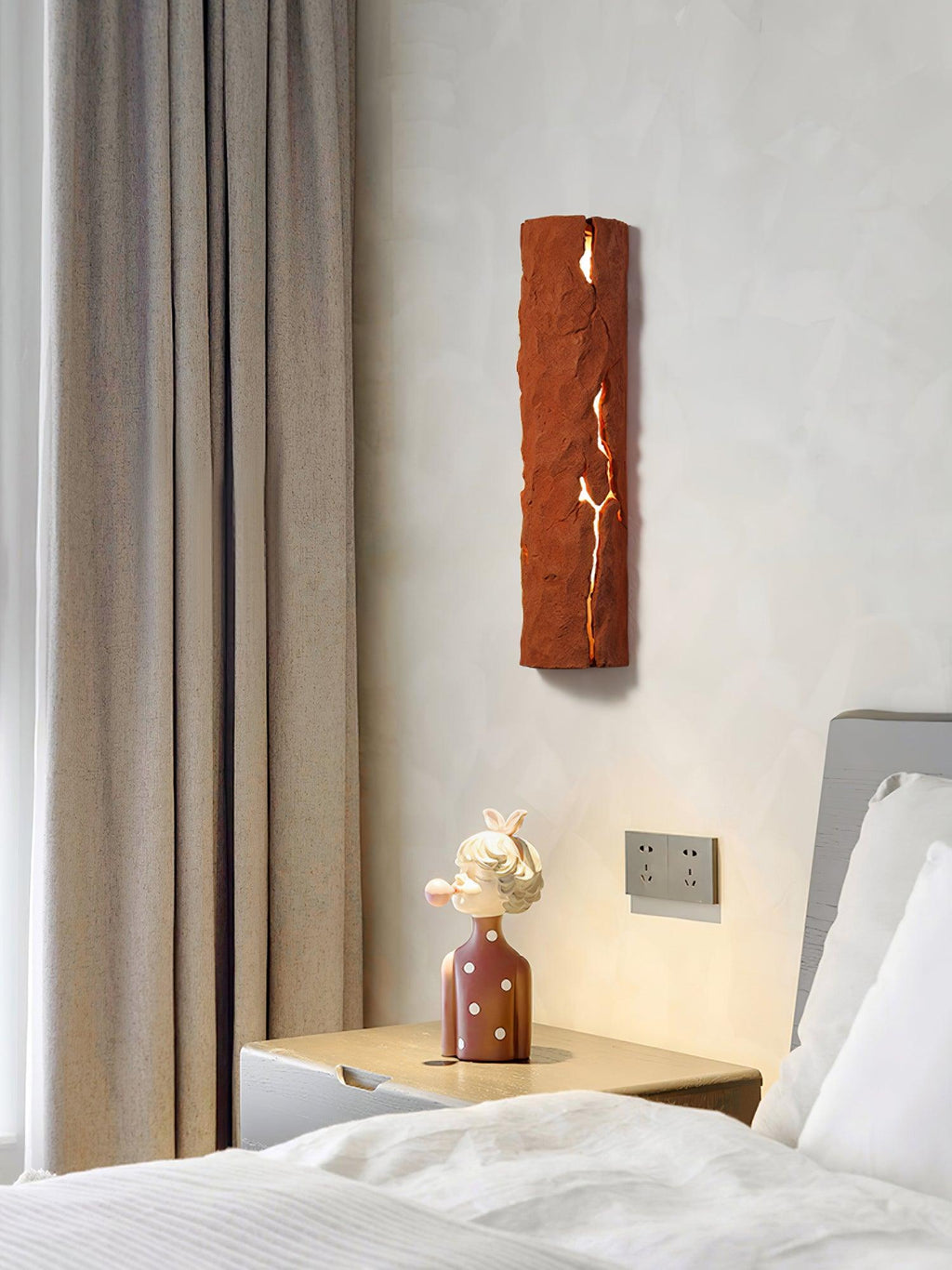 Lustra Lampe Murale Texture Écorce Rustique - Neutralighting