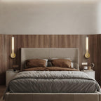 Arisha Nordique Métal Verre Intérieur Applique Murale Chambre à Coucher - Neutralighting