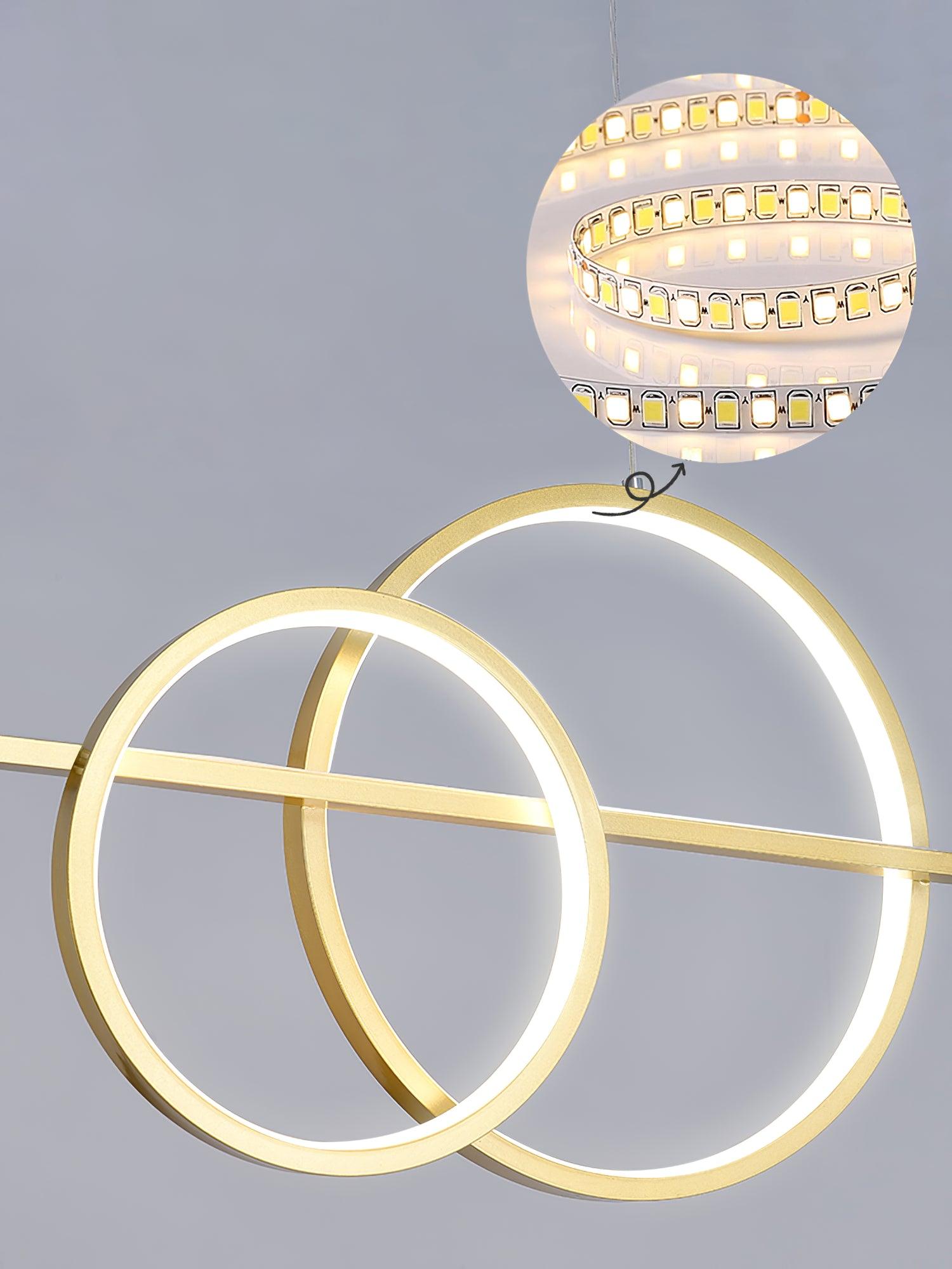 Aviniel Suspension Moderne en Laiton - Neutralighting