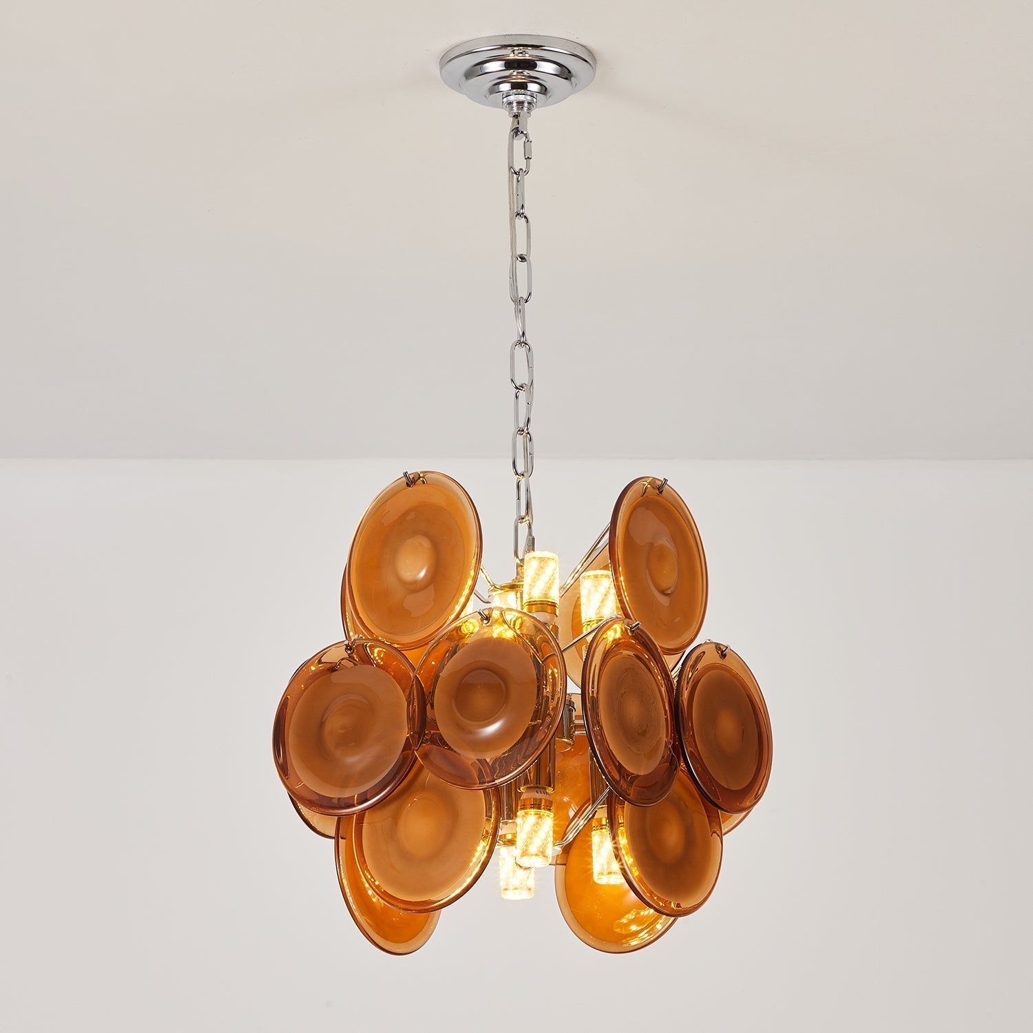 Brunelle Verre Poli Élégance Lampe Pendante - Neutralighting