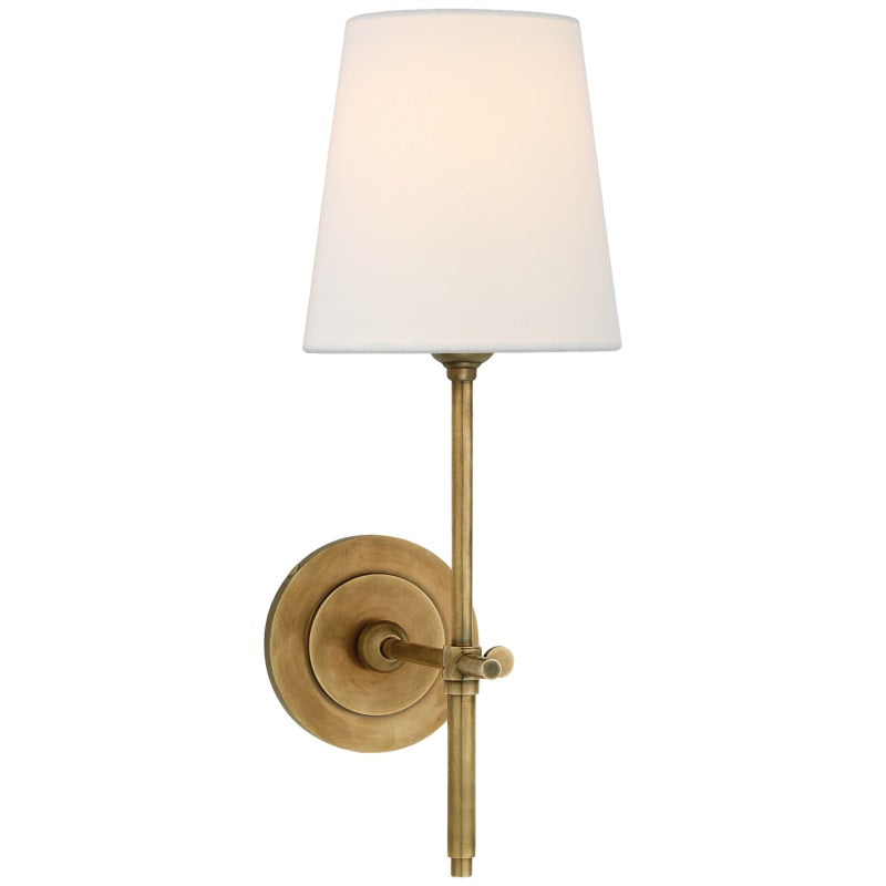 Platina Applique Murale Métal Laiton Tissu Minimaliste Moderne - Neutralighting